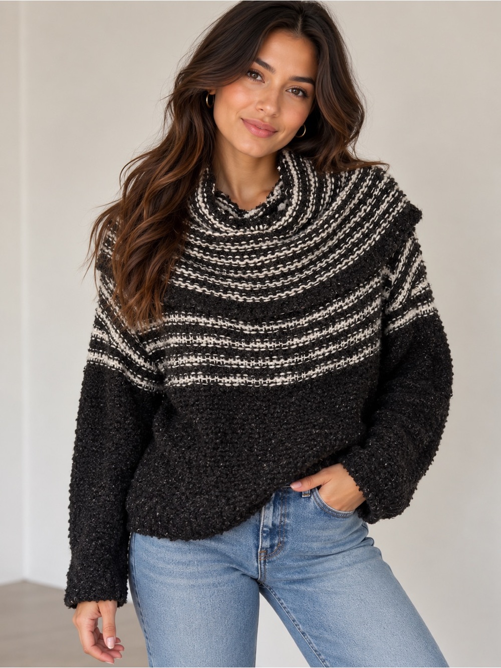 Free People Statement Turtleneck Sweater XS